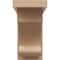 Ekena Millwork 5"W x 10"D x 10"H Classic Alma Rough Cedar Woodgrain TimberThane Corbel, Primed Tan CORUR05X10X10ALMRCPR - alternate 5